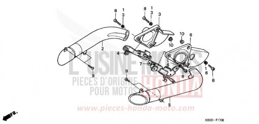 AIR DUCT NSR125R1 de 2001